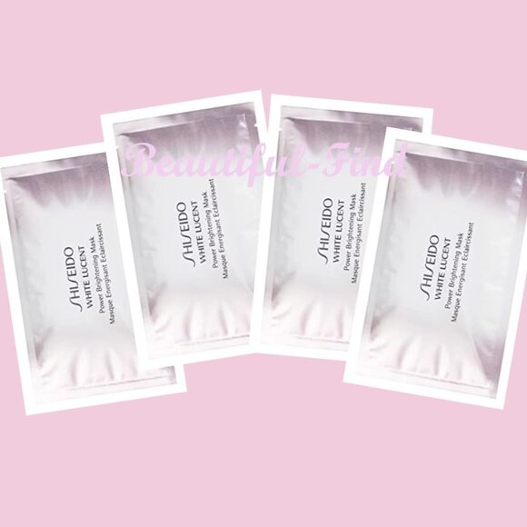 SHISEIDO WHITE LUCENT POWER BRIGHTENING MASK 27ML x 4 SHEETS - Picture 1 of 4